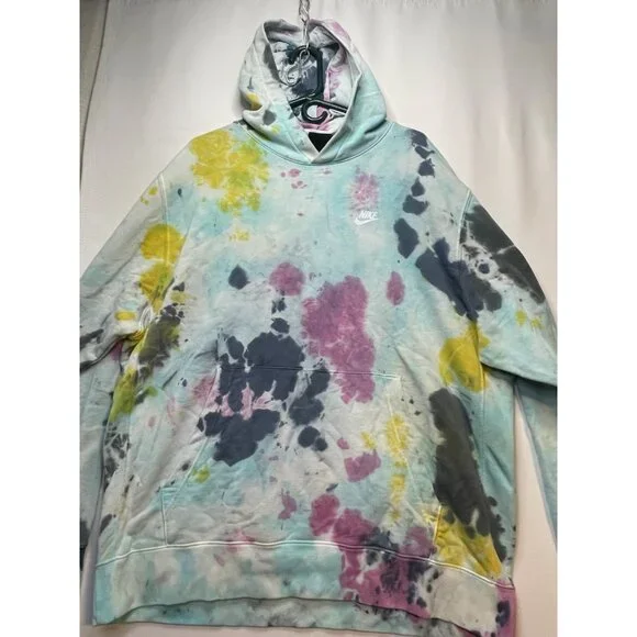 Nike hoodie sweater womens 2x tye dye blue - Picture 7 of 10